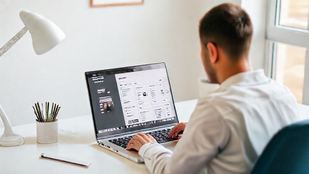 KKTC iş ilanları platformu üzerinde iş arayan kişi